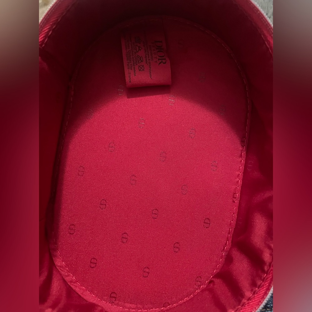 New w/Box Dior Red GWP Patent Hard Sided Makeup Case/ Clutch - Picture 6 of 7